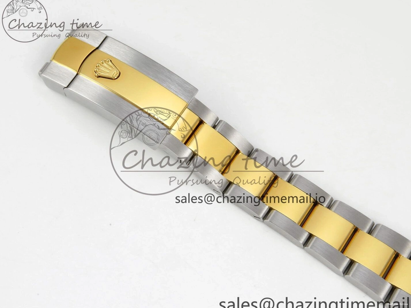 0401 DateJust 31 278383RBR THBF 1:1 Best Edition 904L Steel White Roman Dial Diamonds Bezel on SS YG Oyster Bracelet HZ Cal. Minimalist 44